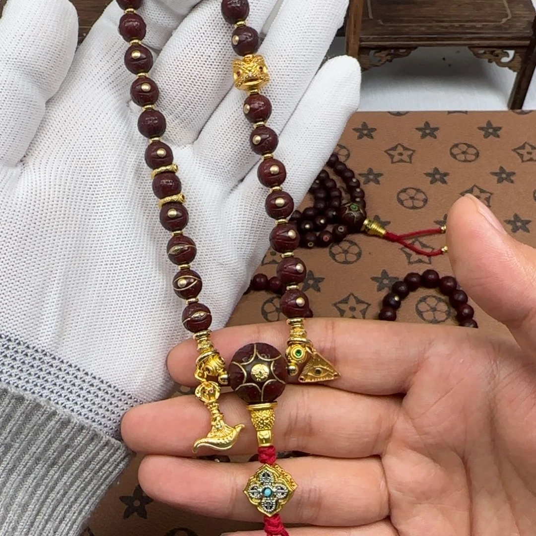 凤眼菩提吊坠凤眼金钉手持8.4满配蓝