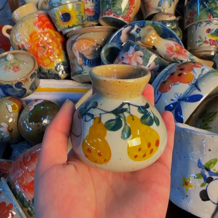 瓷片景德镇陶瓷手工手绘