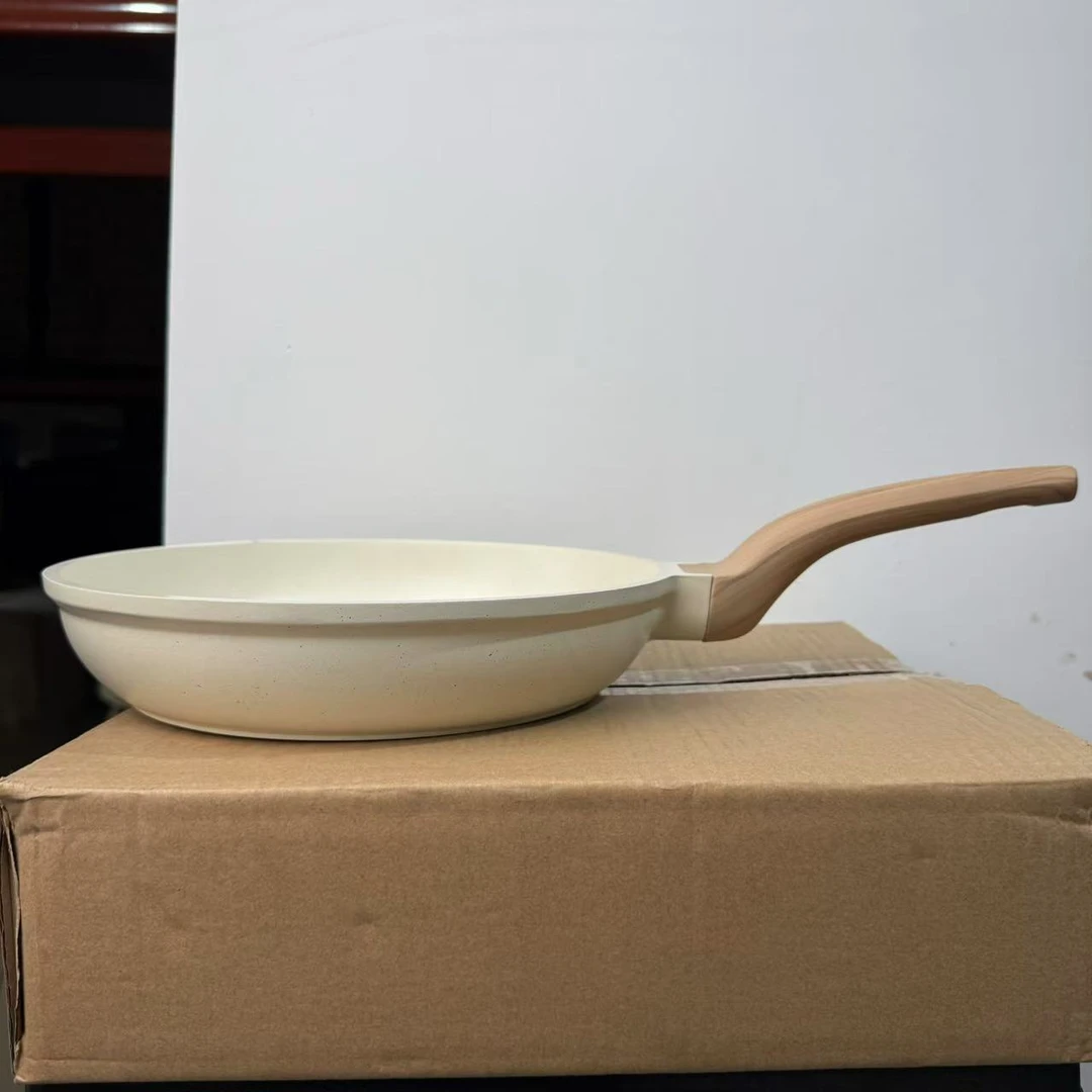 【大姐专属】26冰淇淋白色麦饭石不粘煎盘（微瑕；介意勿拍）