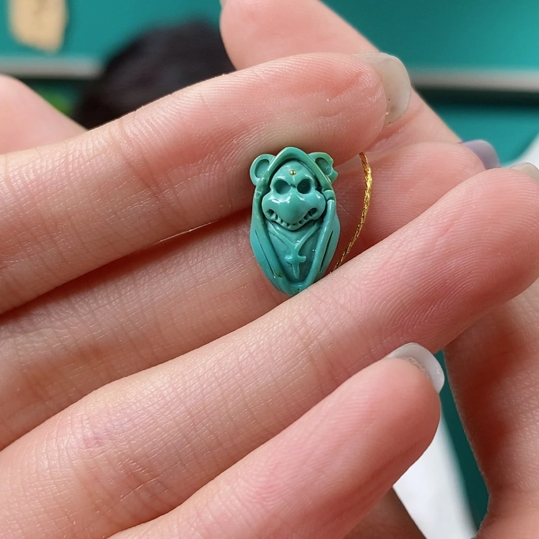 未镶嵌绿松石珠宝奇石