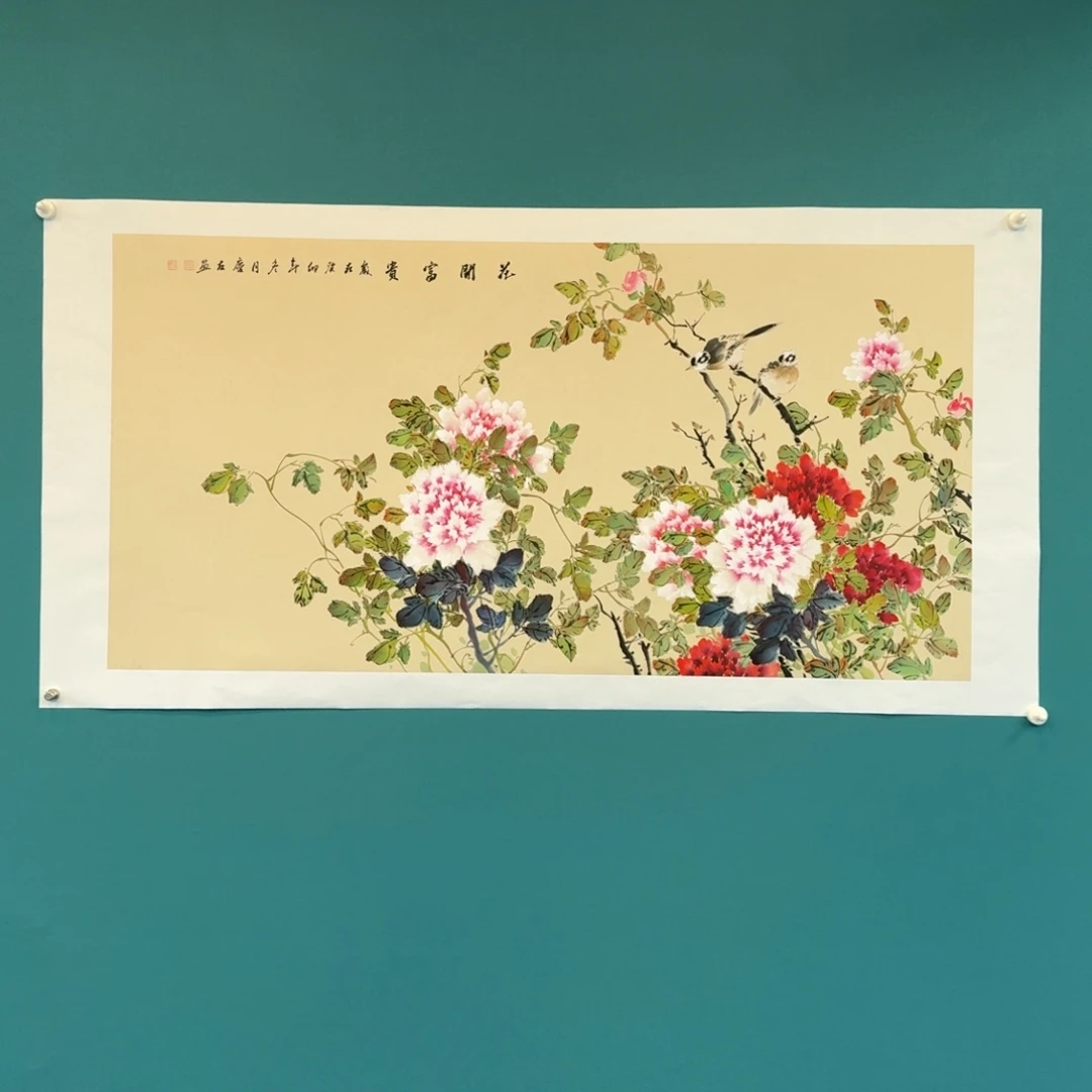 国画李庆友花鸟作品