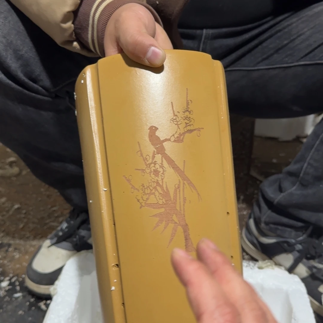 紫砂花盆口径16厘米