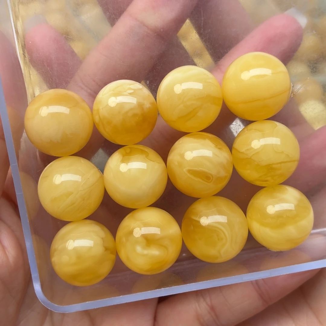 蜜蜡未镶嵌裸石17+蜜蜡手串