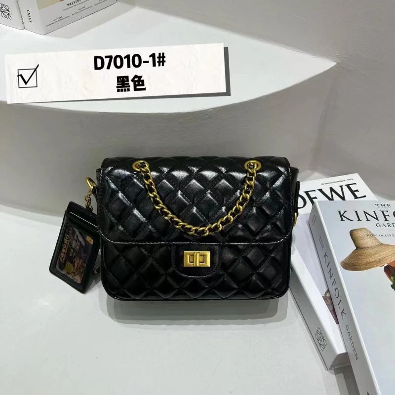 【TY】ZT-D7010-1-黑色 轻奢高级韩版单肩潮流时尚简约女包