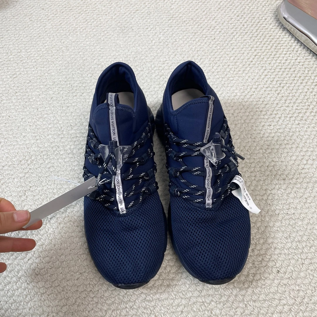 99新 LouisVuitton/路易威登 A8137 lv  蓝色 平底鞋 98新 7码