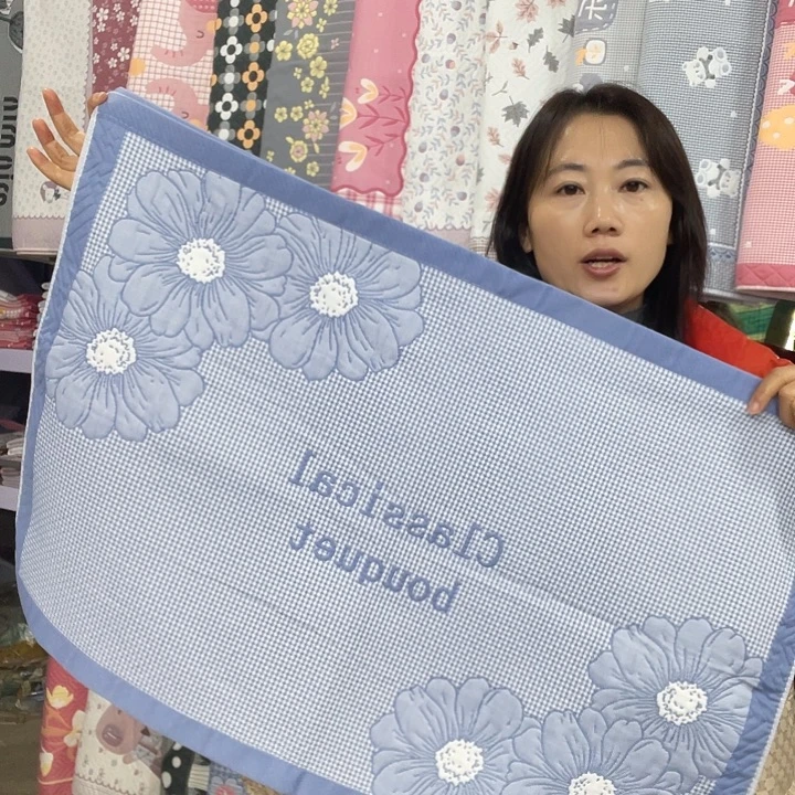 棉特价蓝色花开富贵