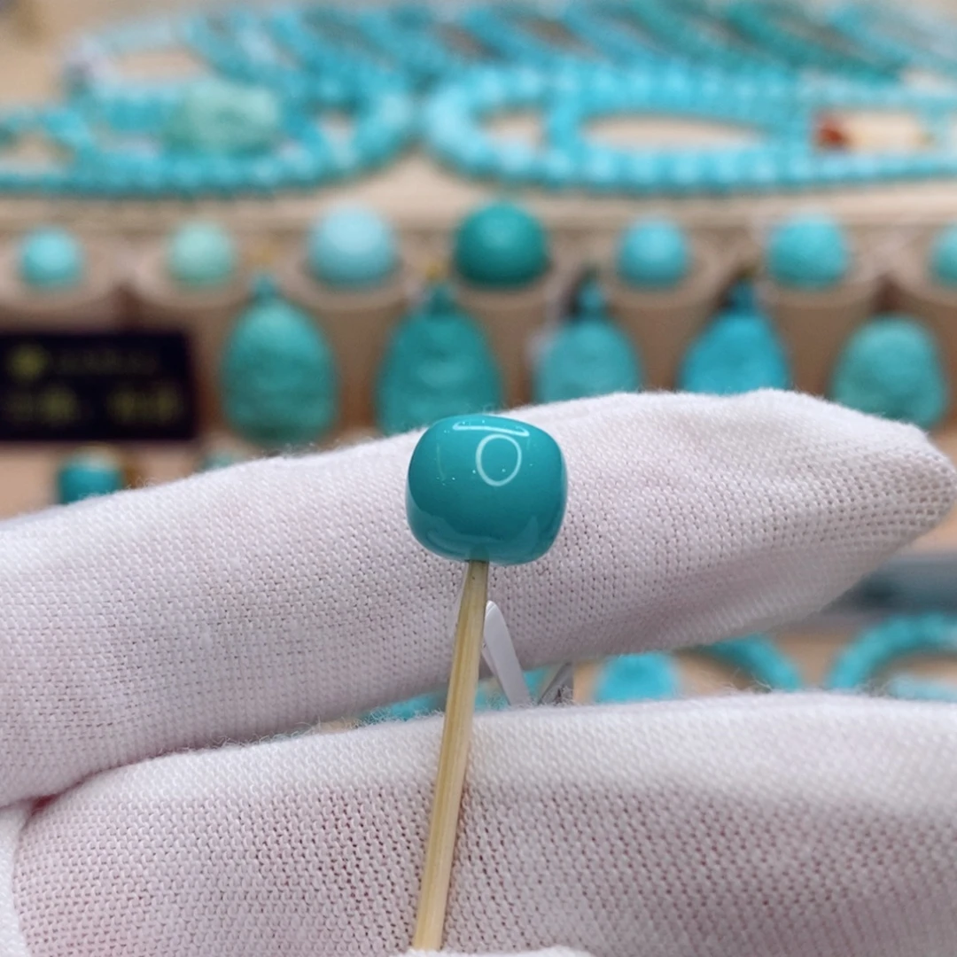 绿松石未镶嵌珠宝奇石9.5mm