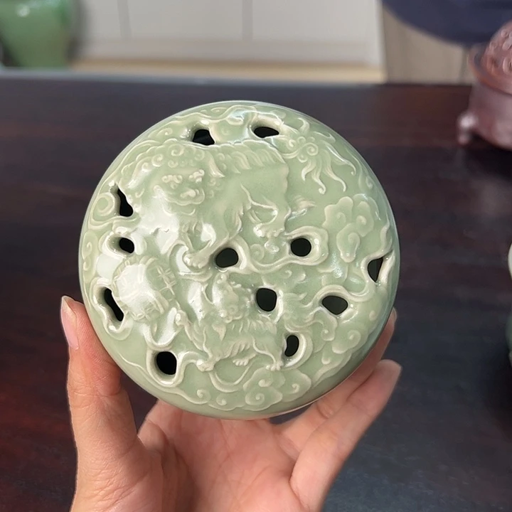 龙泉云间青瓷小米茶器