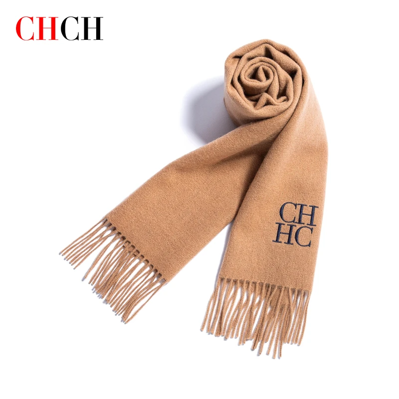 CHCH冬季极简风围脖加厚长款围巾CL2G2S001