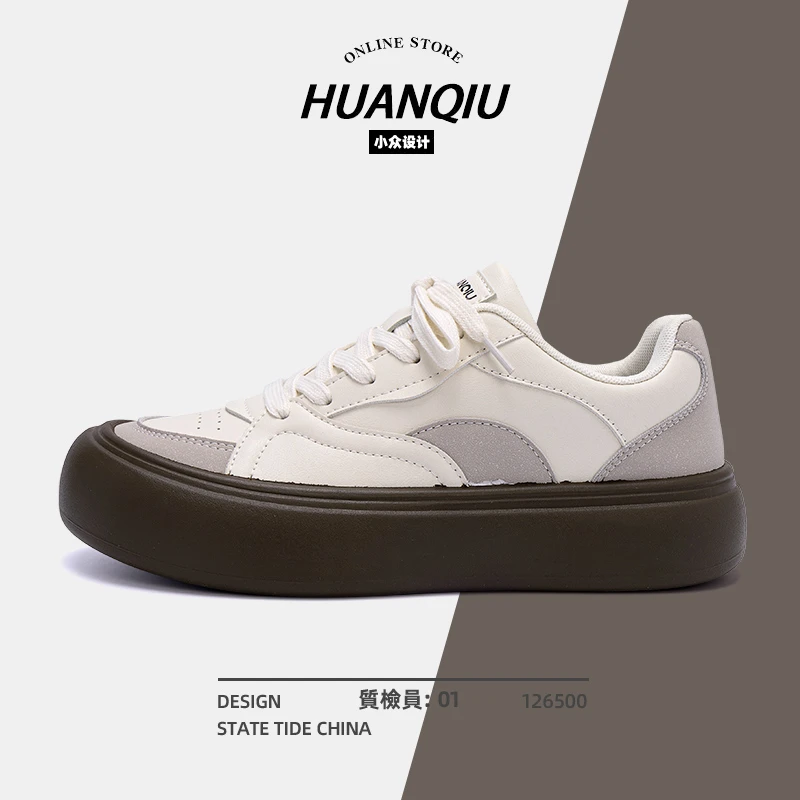 环球2025春季潮流小众百搭板鞋低帮学生厚底休闲鞋运动男士帆布鞋