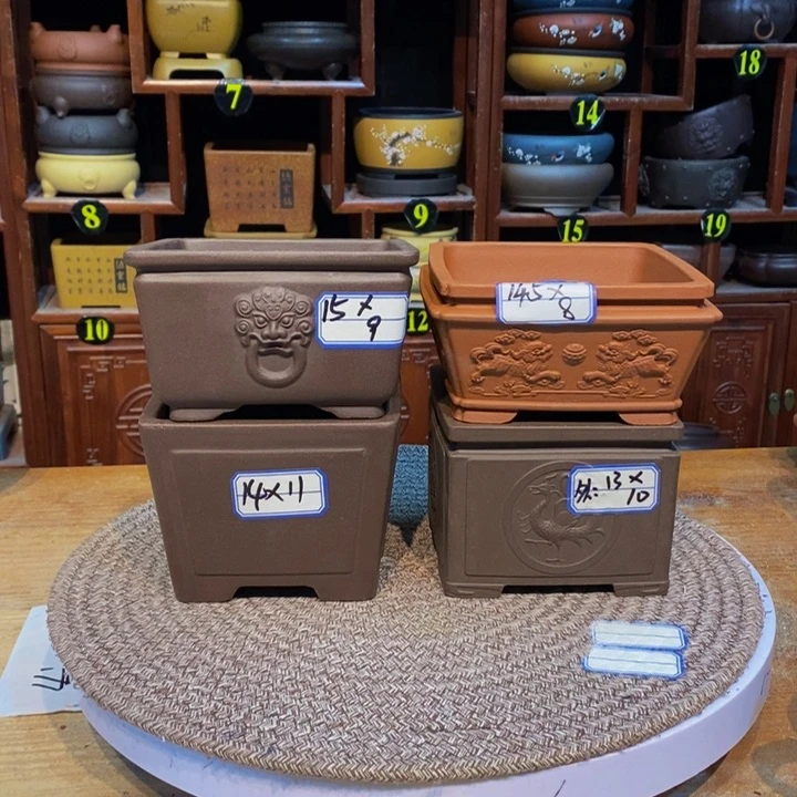 紫砂花盆紫砂花盆