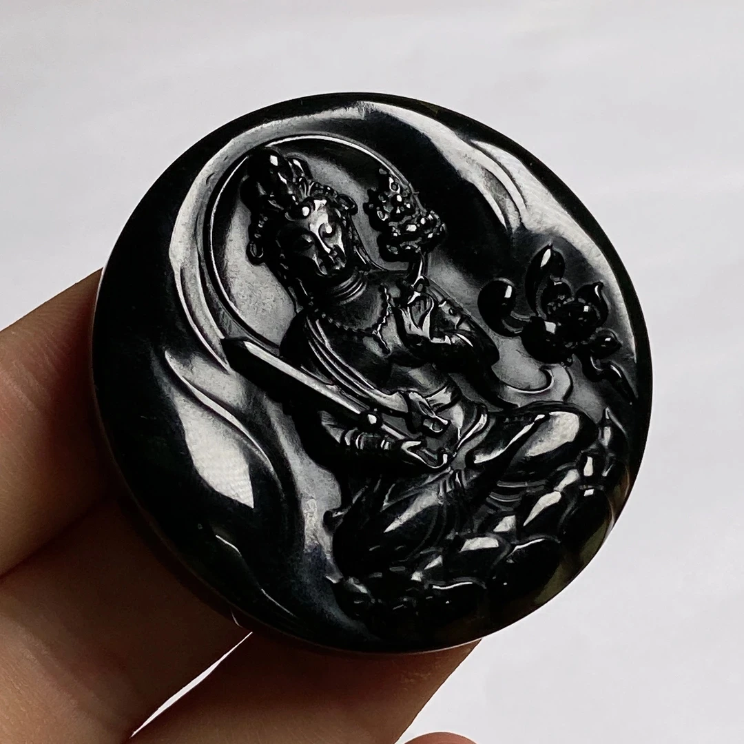 天然缅料a货 钢琴黑虚空藏547