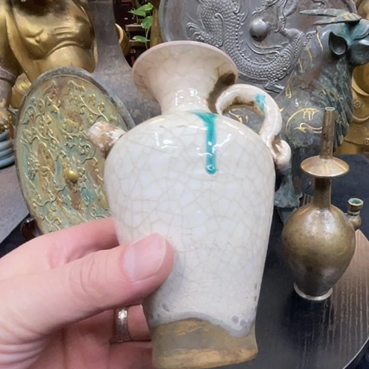 唐哥家手拉坯瓷器瓶子