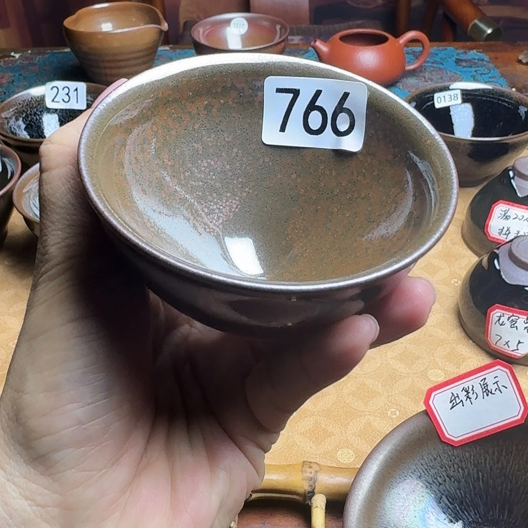 茶盏766 柴烧手工主人杯