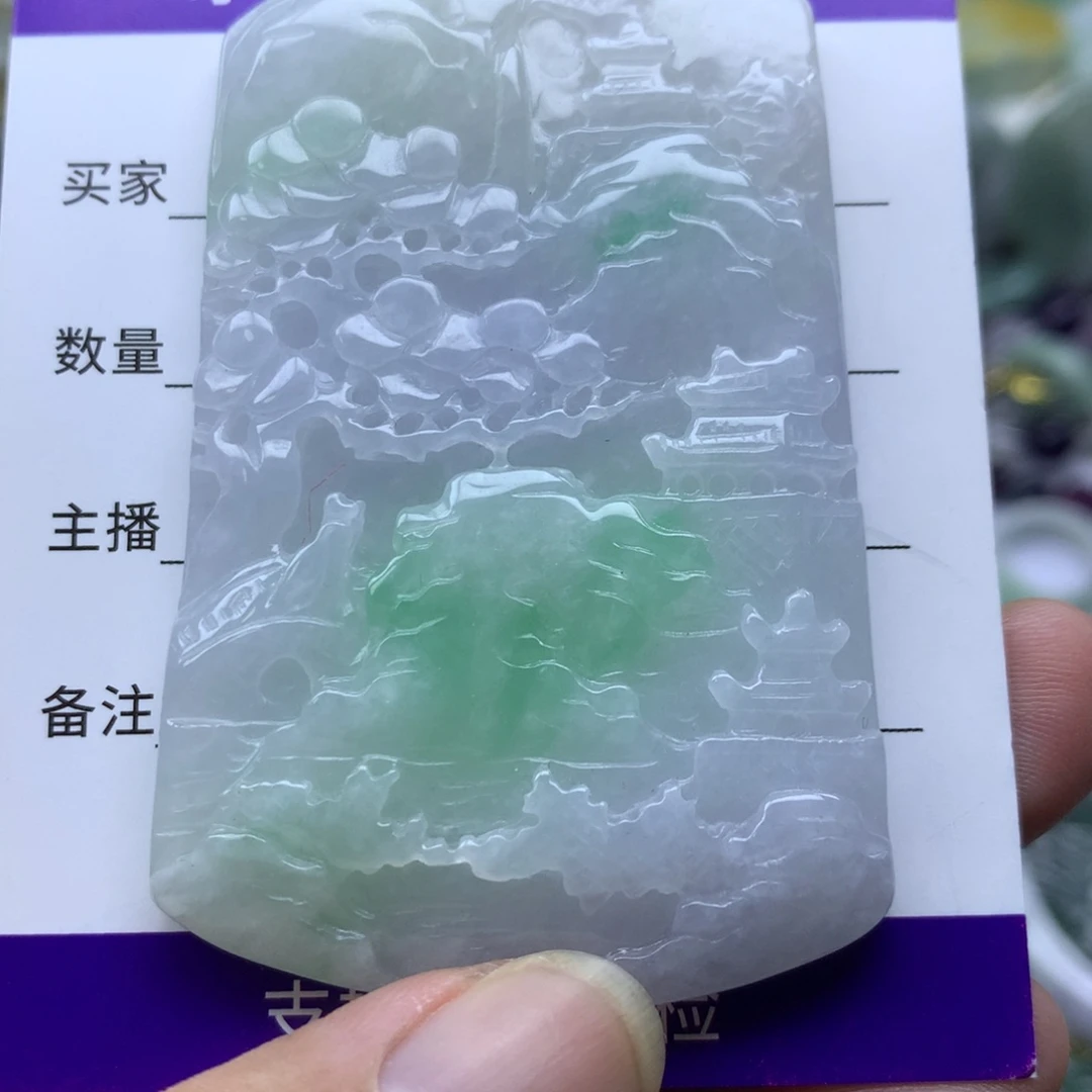 翡翠未镶嵌颈饰缅甸A货翡翠