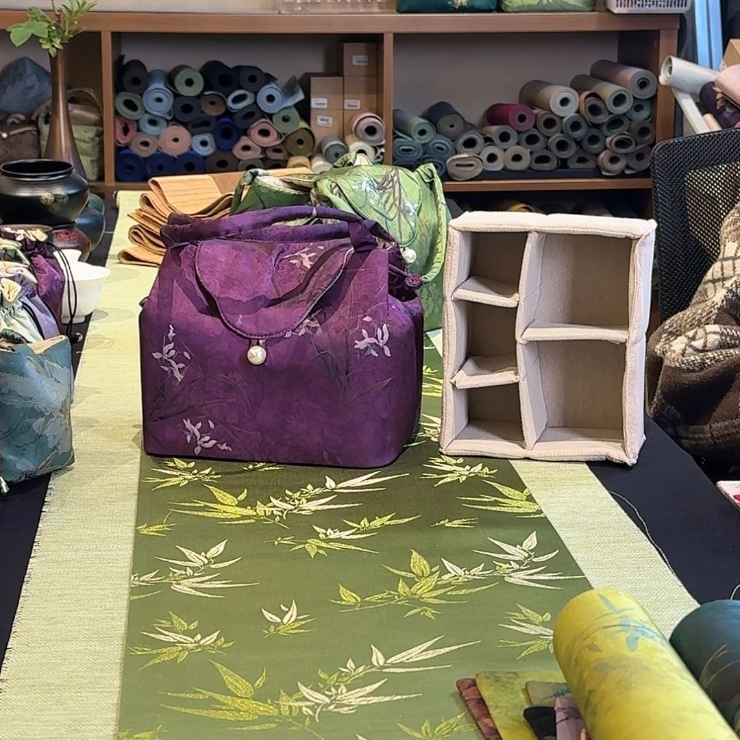 茶道配件棱织茶事包