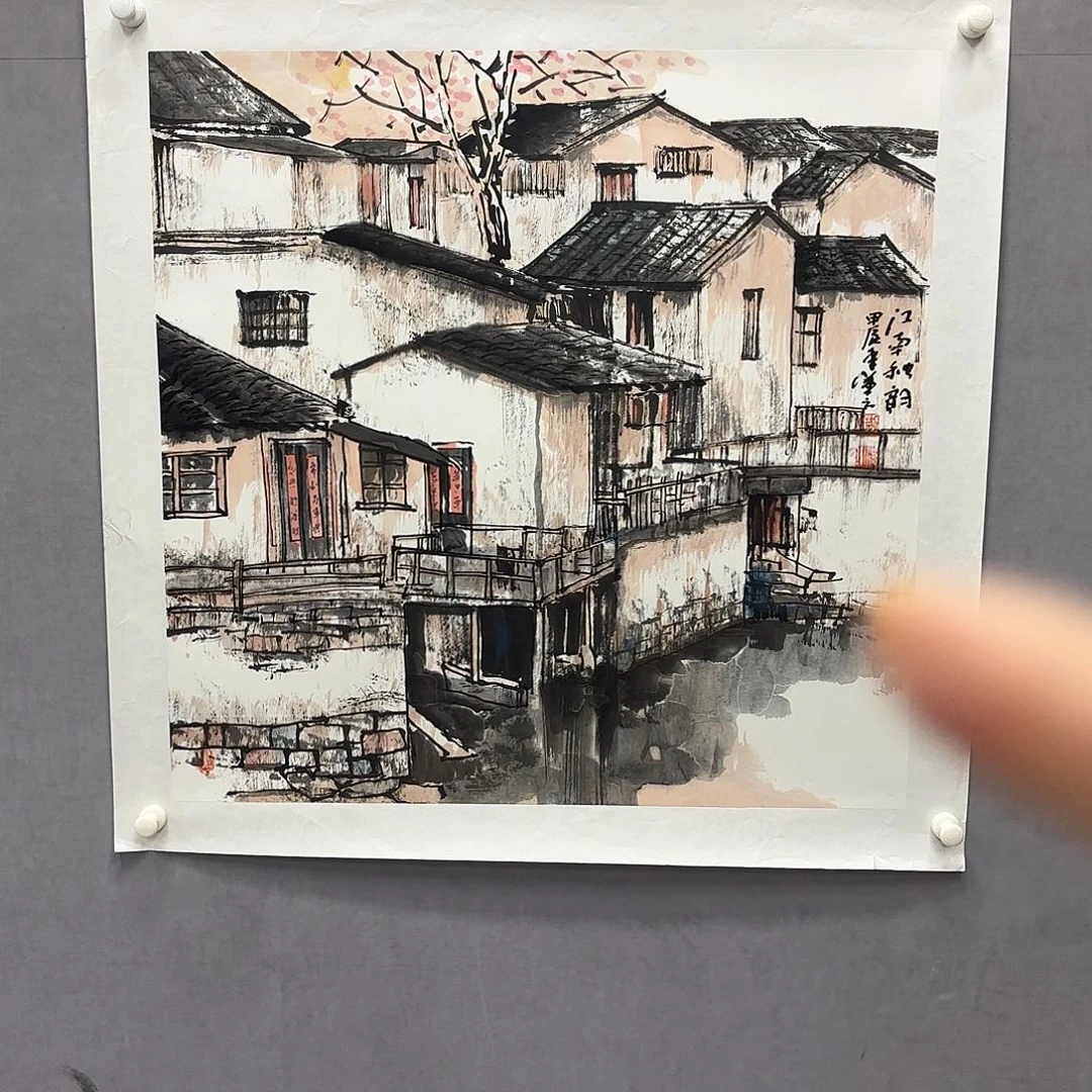 国画亲笔手绘原创