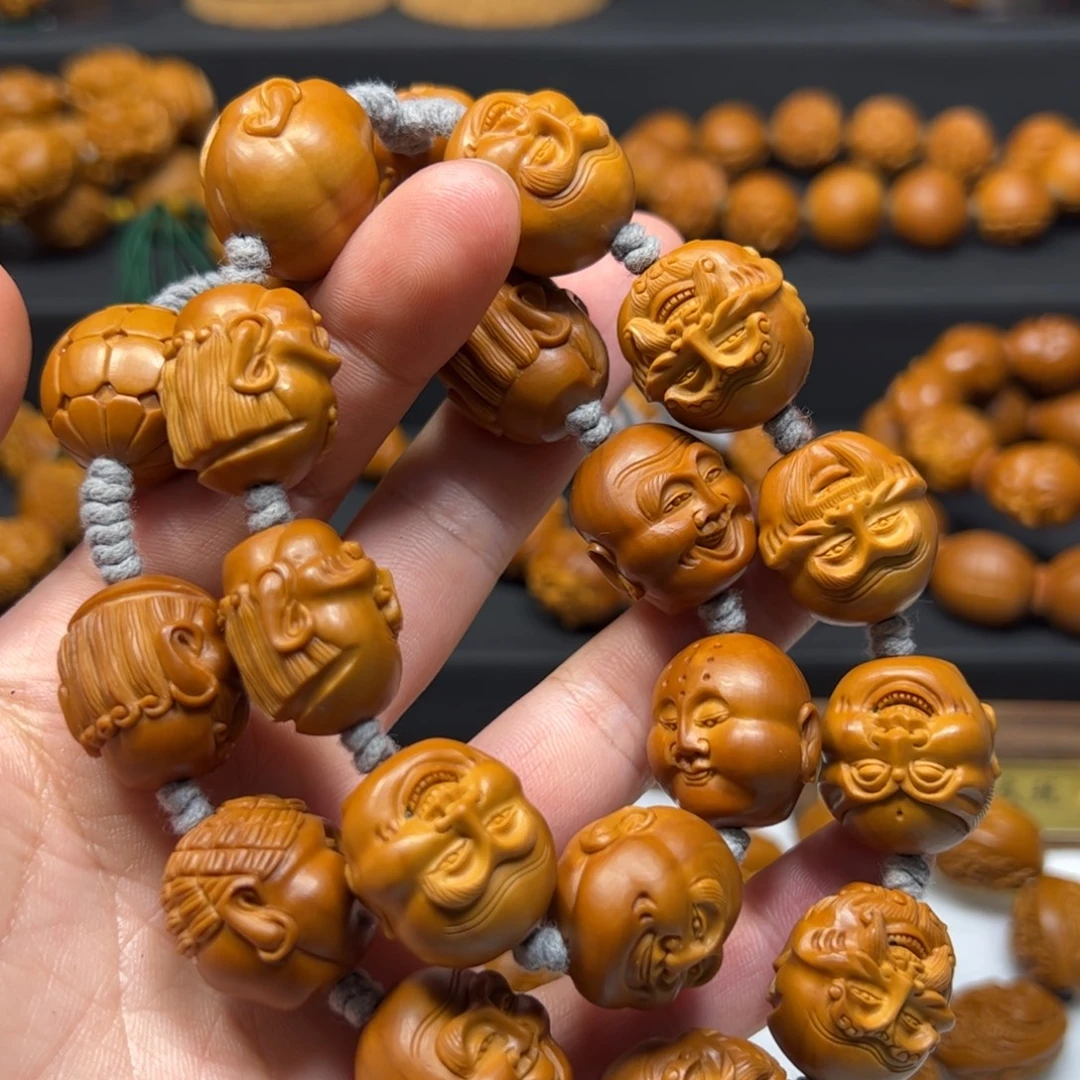 橄榄核手串/手链1.9殷派十八罗汉手持