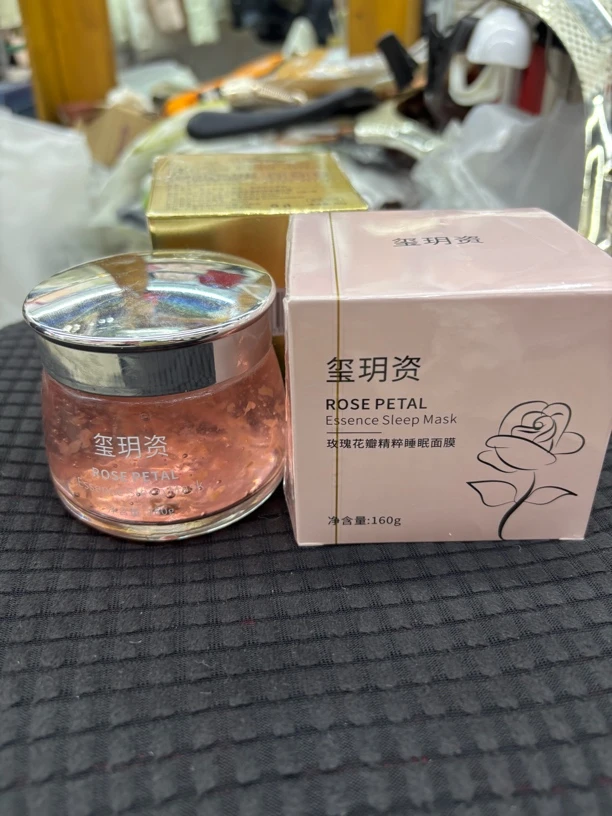 保湿补水免洗玫瑰花瓣睡眠面膜