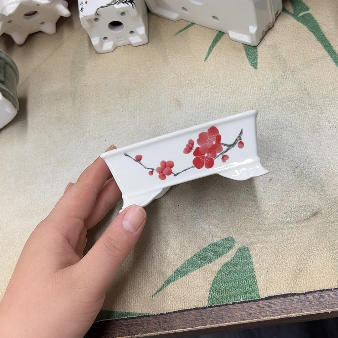 白泥花盆391号瑕疵10/8/4cm
