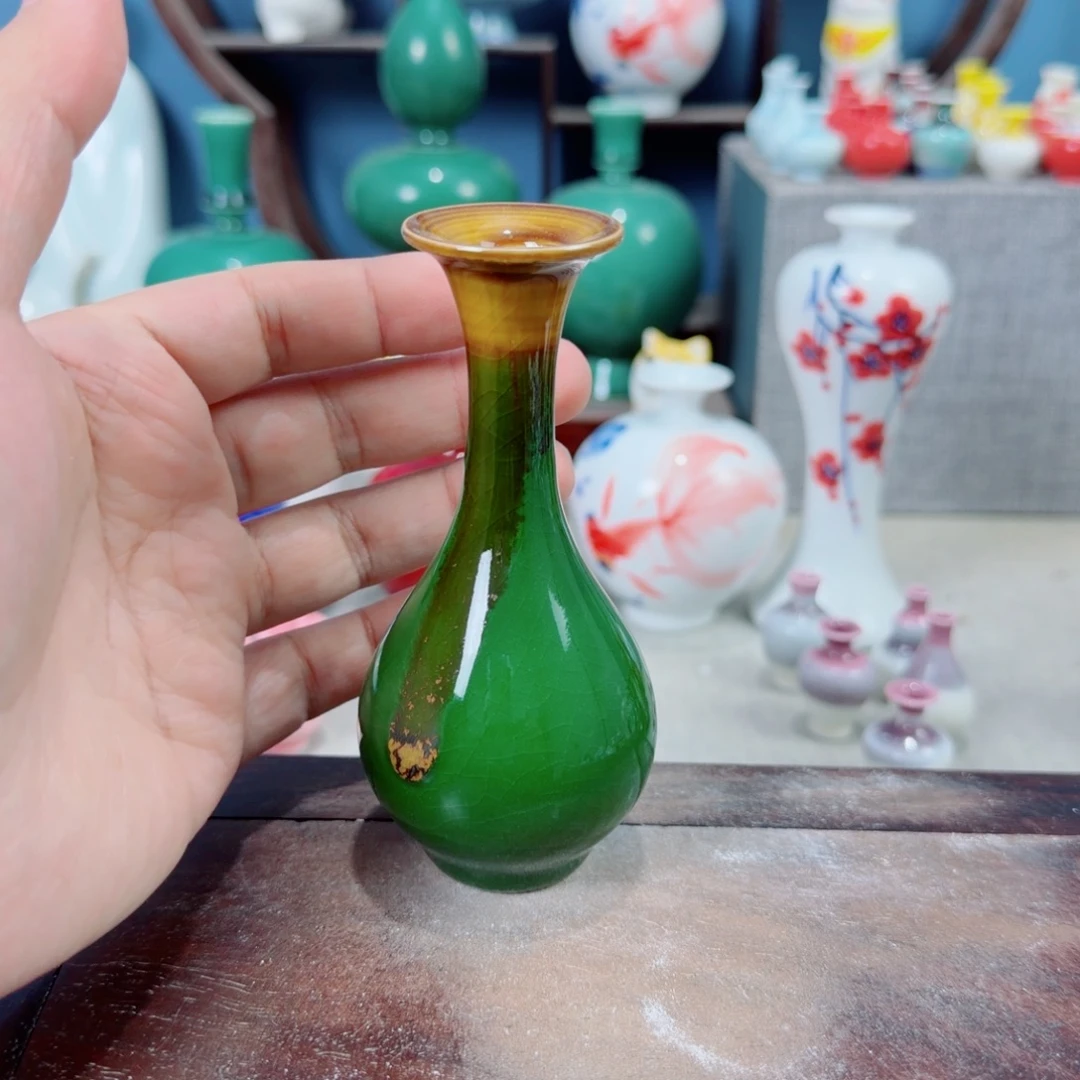 陶瓷手工小花器摆件