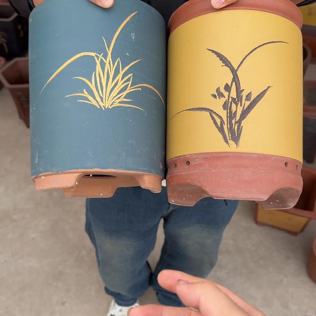 花盆紫砂口径14.18口径