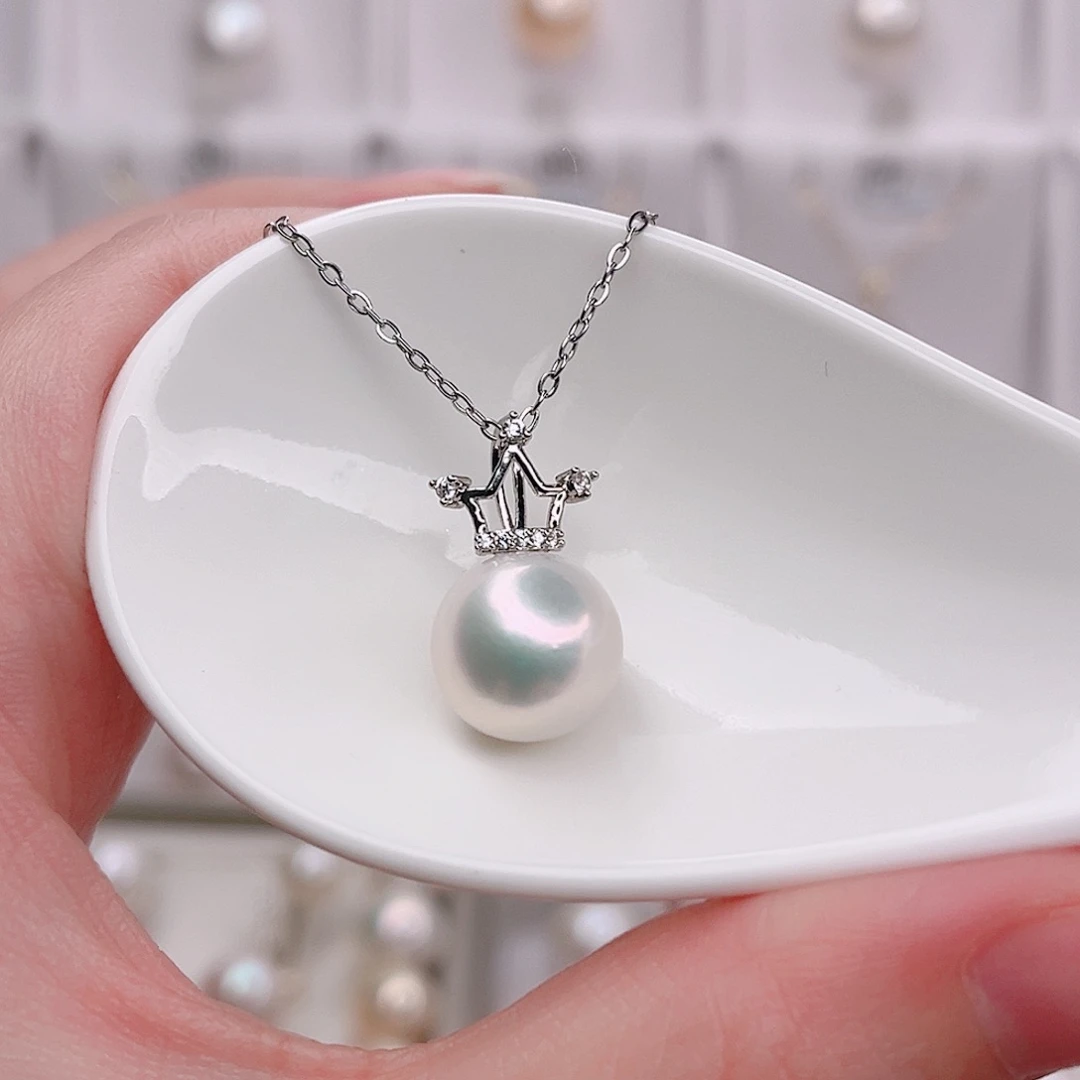 未镶嵌淡水珍珠吊坠(赠链)