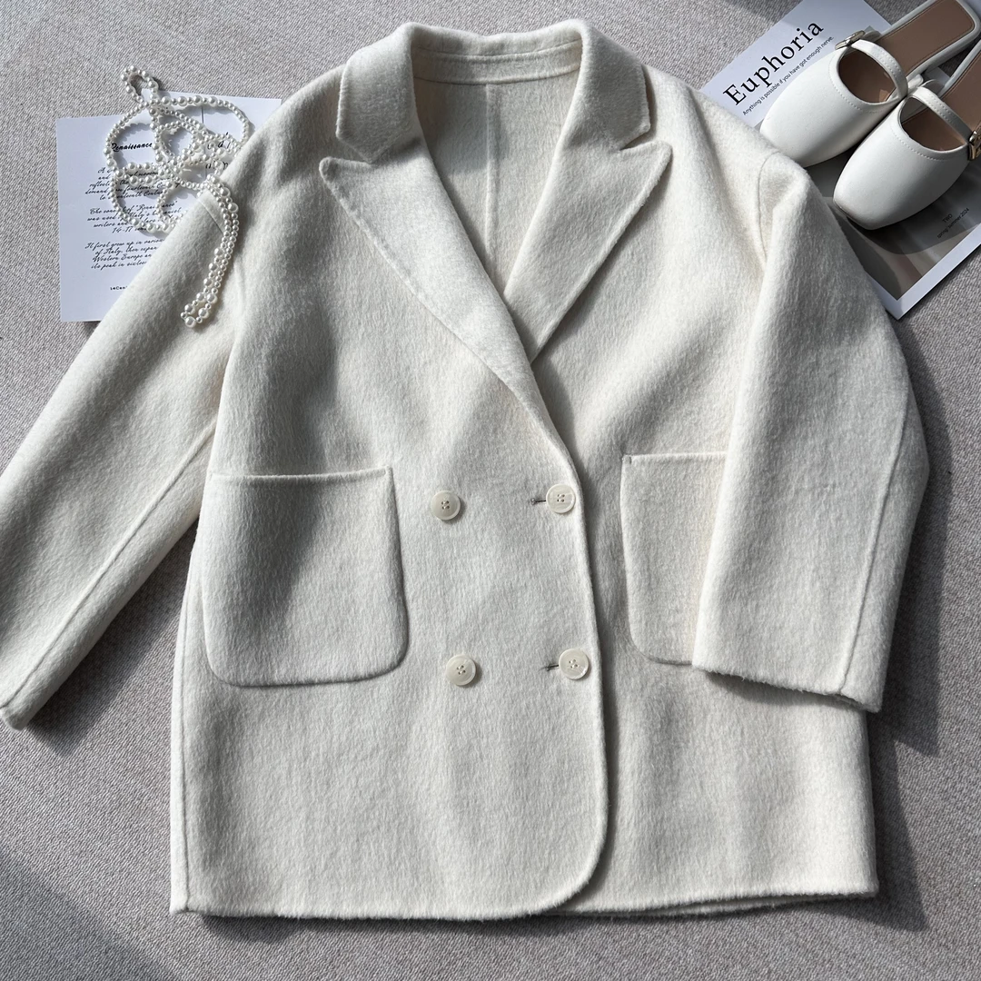中长款西装大衣Y8A014
