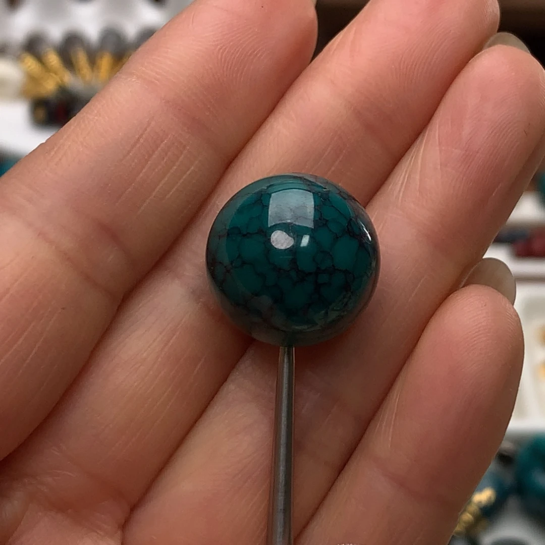 绿松石未镶嵌配饰直径17.5mm