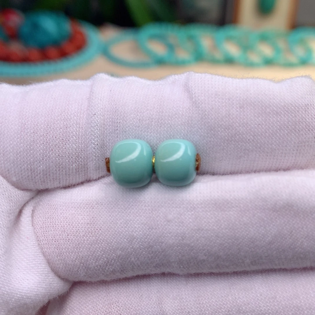 绿松石配珠卡7.8未镶嵌