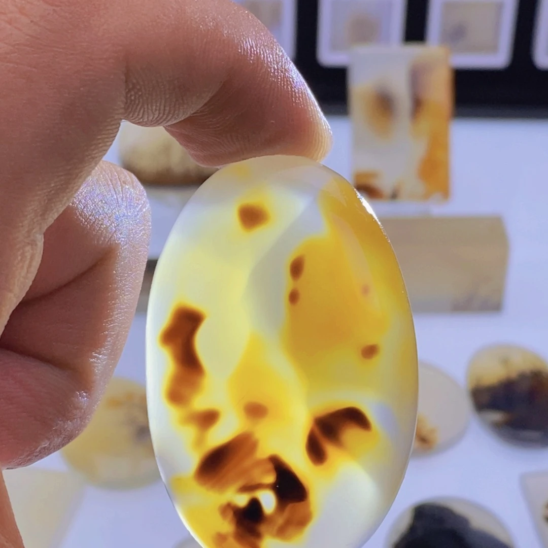 玛瑙/玉髓未镶嵌吊坠(不含链)87