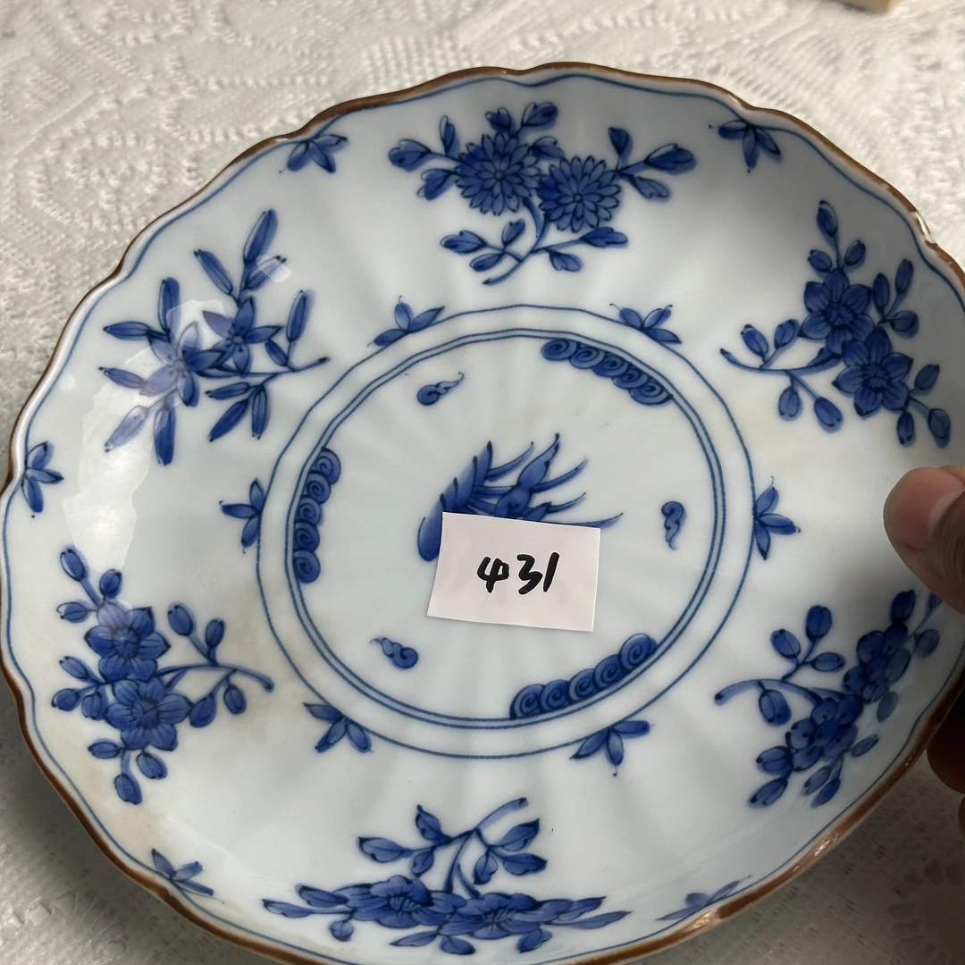 431号全网孤品高端中古日瓷回流 香兰社 深川制 九谷 濑户烧古董