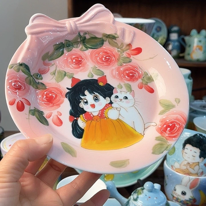 陶景德镇釉下手绘陶瓷