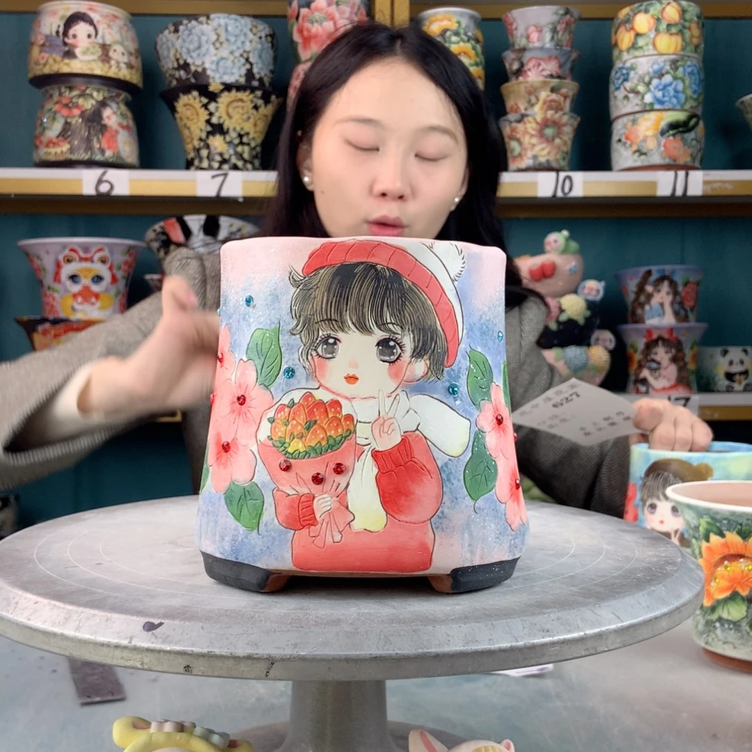 罐景德镇手工瑕疵627