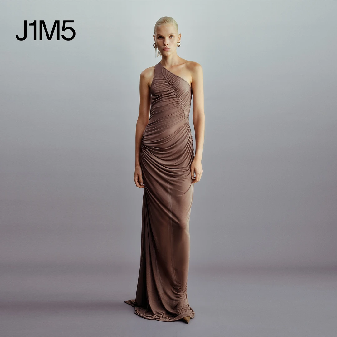 J1M5买手店 OUDE WAAG 25春夏 维纳斯抽褶垂坠连衣裙 气质显瘦