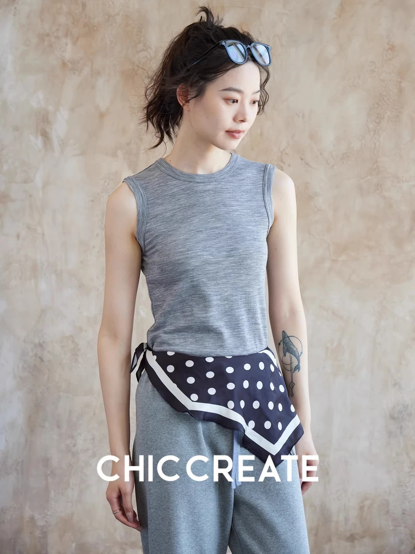 搭配万jin油！超细纯羊毛 极简百搭舒适圆领无袖针织背心打底女秋