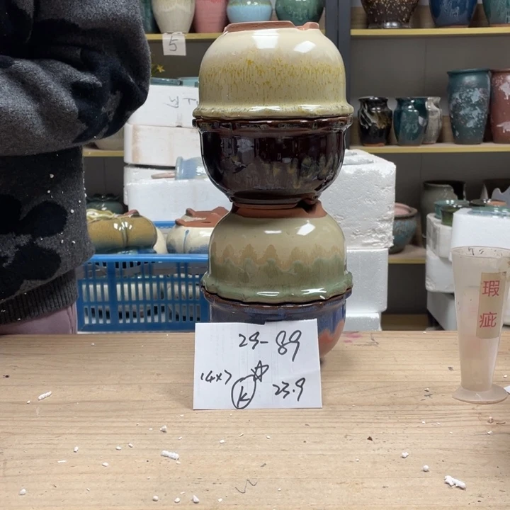 紫砂花盆多肉花盆微瑕89
