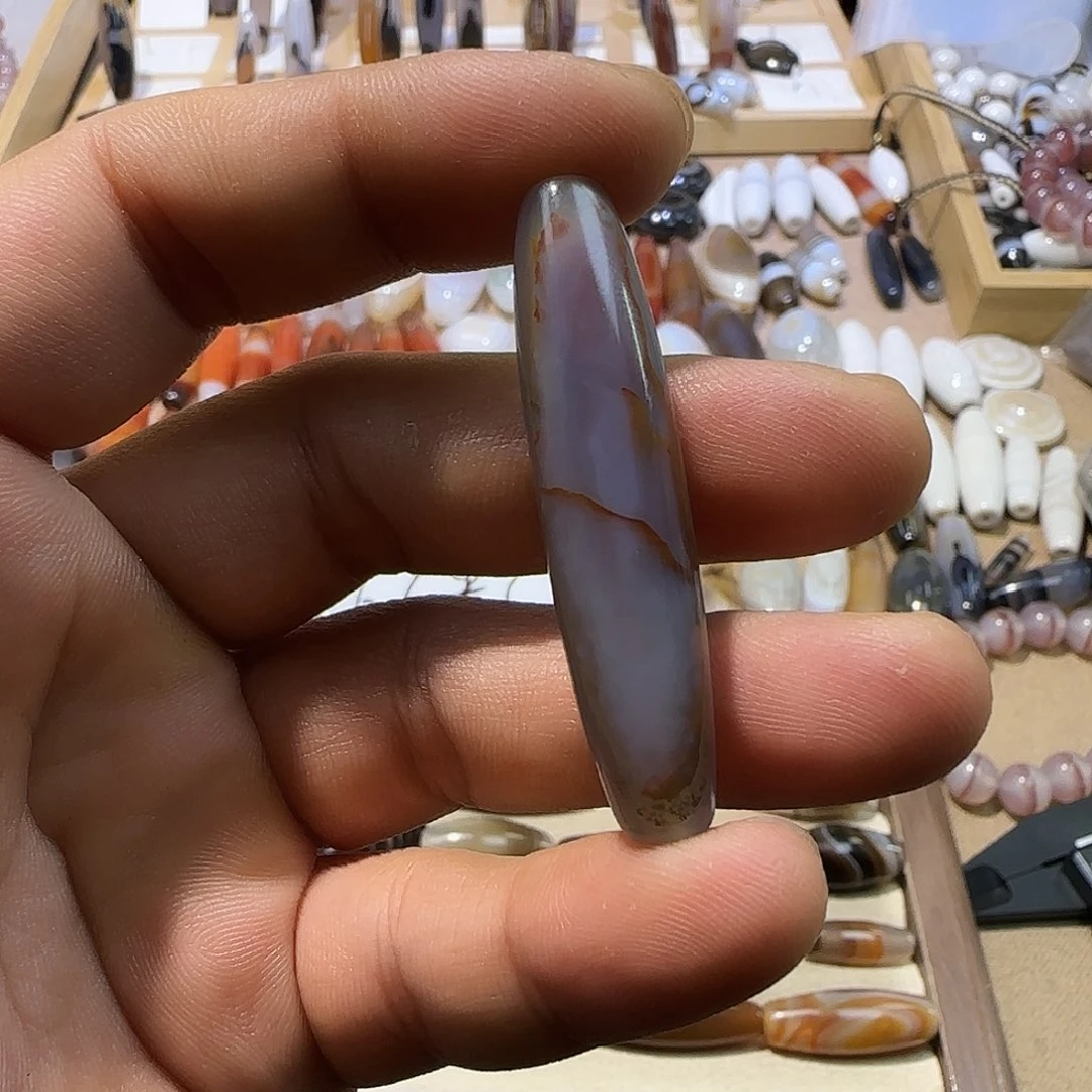 心***树玛瑙/玉髓未镶嵌颈饰