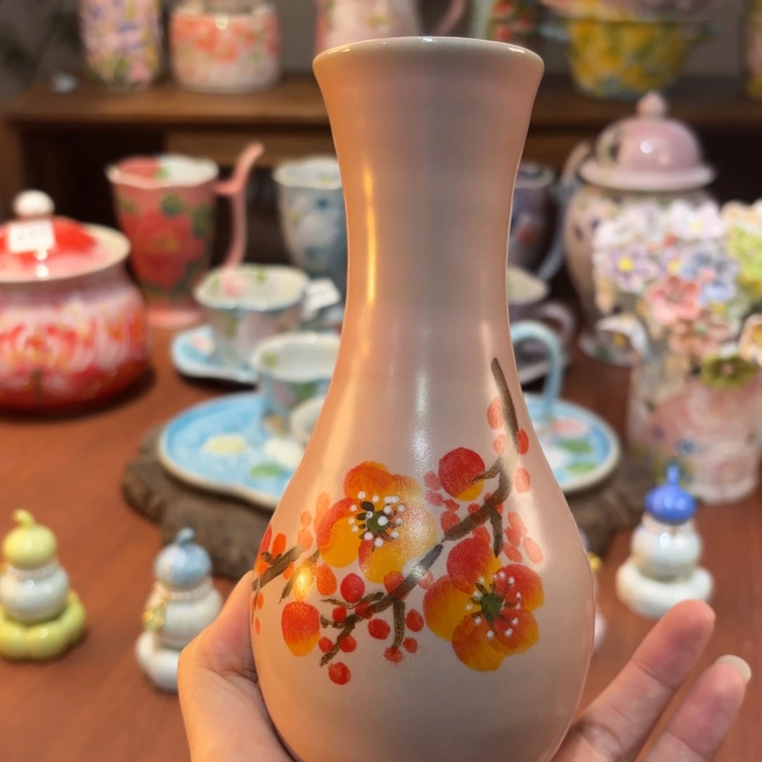 瓷片景德镇手绘高温釉下彩陶瓷茶具