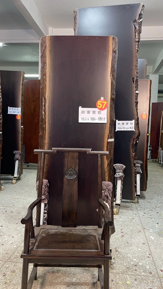 刚果黑檀实木大板 1主 212-82-89-8