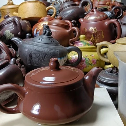 紫砂茶壶宜兴原矿底槽清柴烧手工300cc紫砂壶