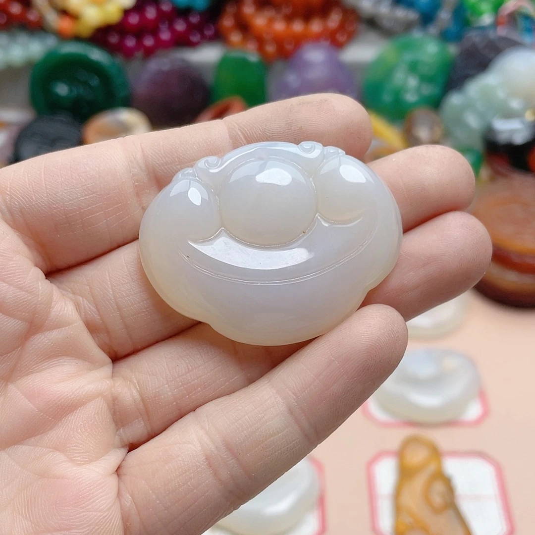 玛瑙/玉髓颈饰合金雨***虹