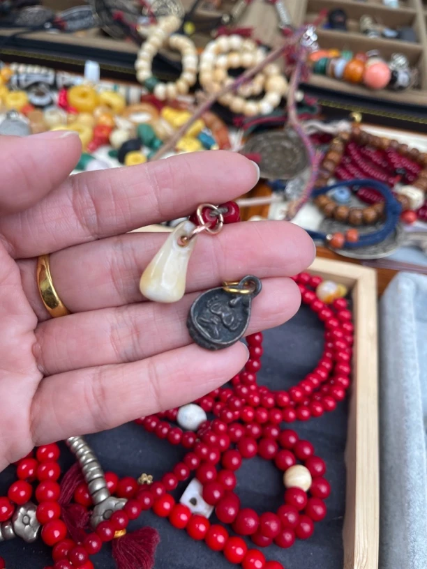 非金属玻璃手链 藏传佛珠念珠一代怀业念珠