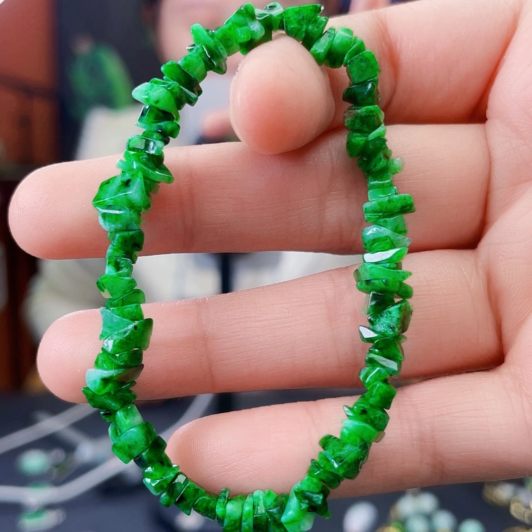 翡翠未镶嵌耳饰饰品