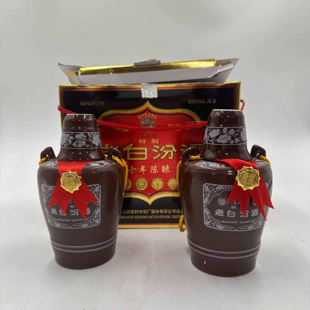 汾酒07年老白汾酒10年陈酿225ml45度