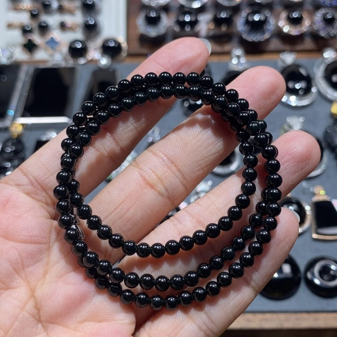 项链未镶嵌翡翠缅甸翡翠小米珠卡3.8左右