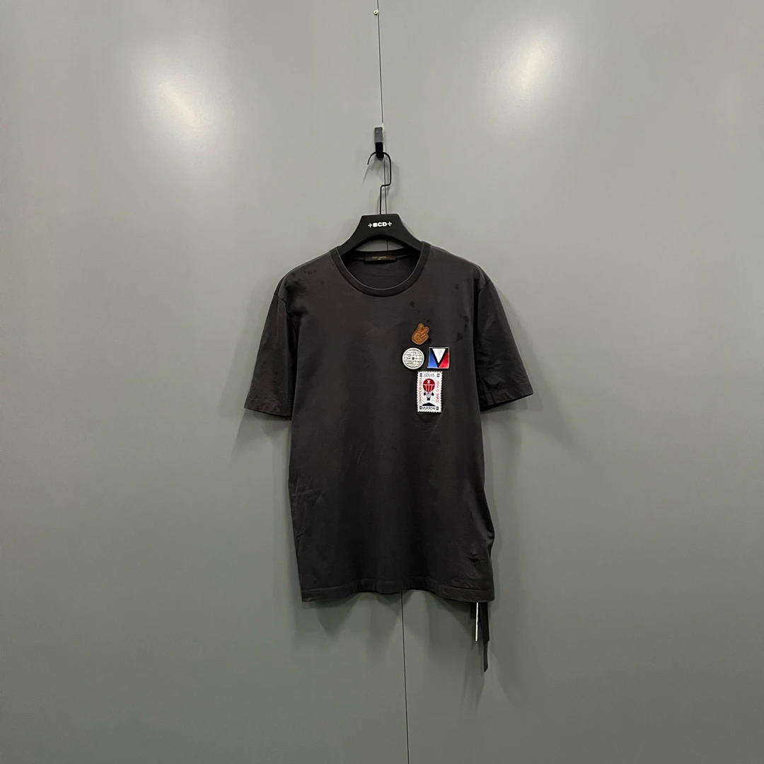 99新 LouisVuitton/路易威登 h915 经典徽标短袖 XL码 101630