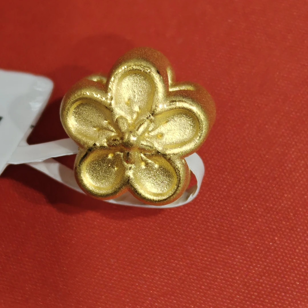 【莹莹专享】足金999饰品 桃花吊坠 XP 0.99