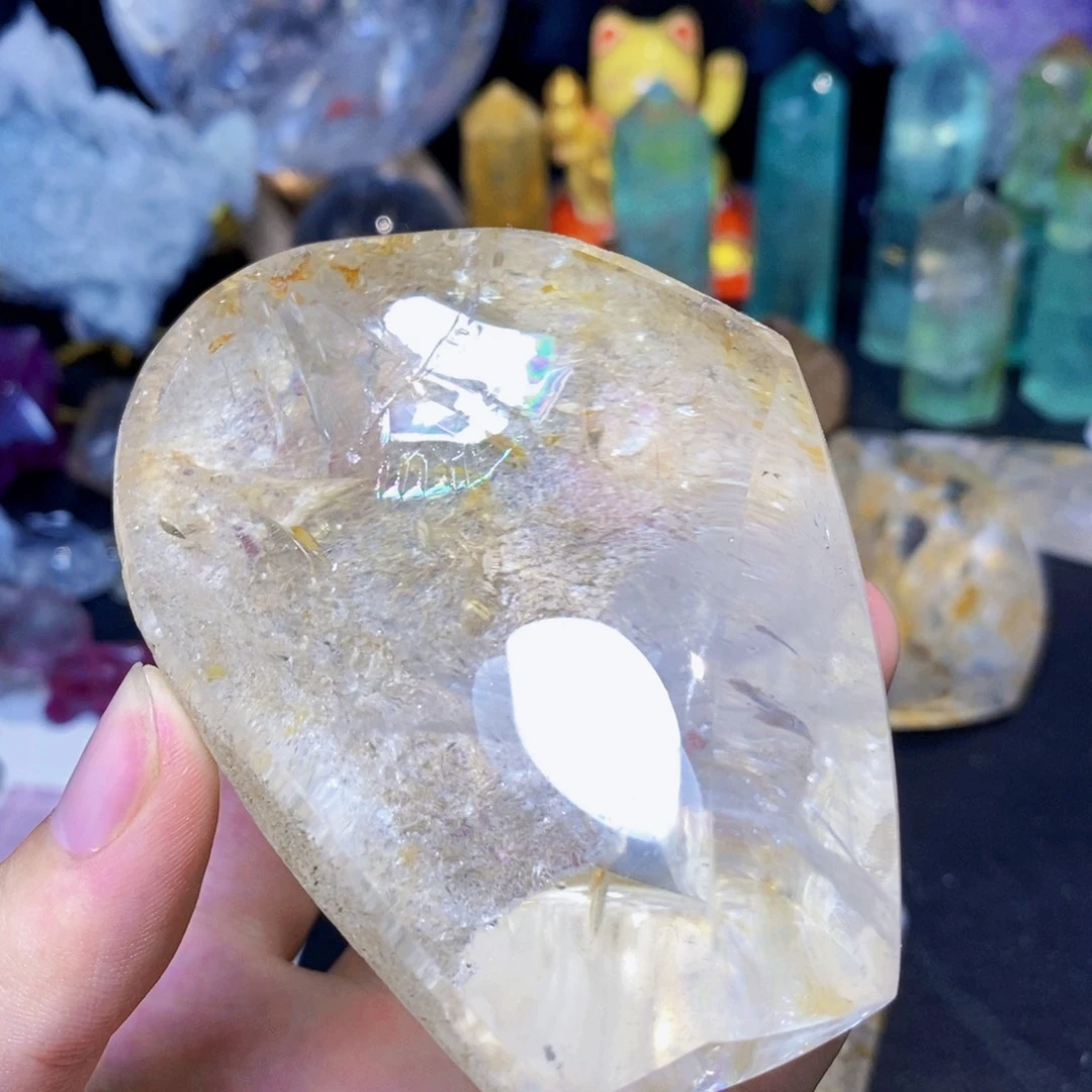 爆***君水晶珠宝半成品未镶嵌