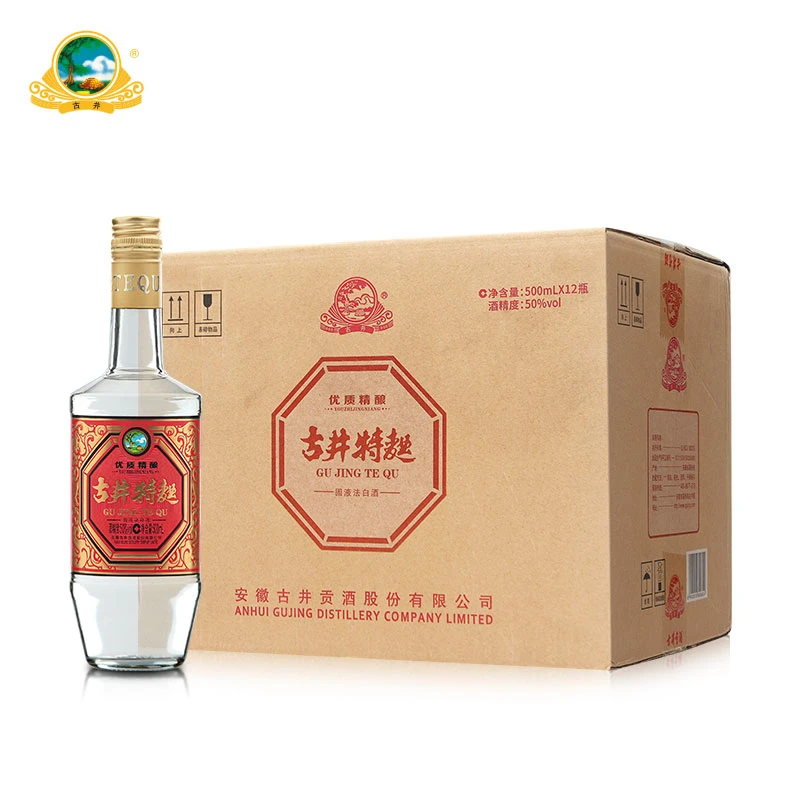 古井贡酒年份原浆旗舰店50度500ml*12瓶 古井红标特曲整箱装